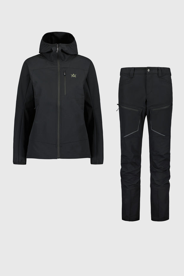 Alaska Chaser Jagdanzug Damen, Black